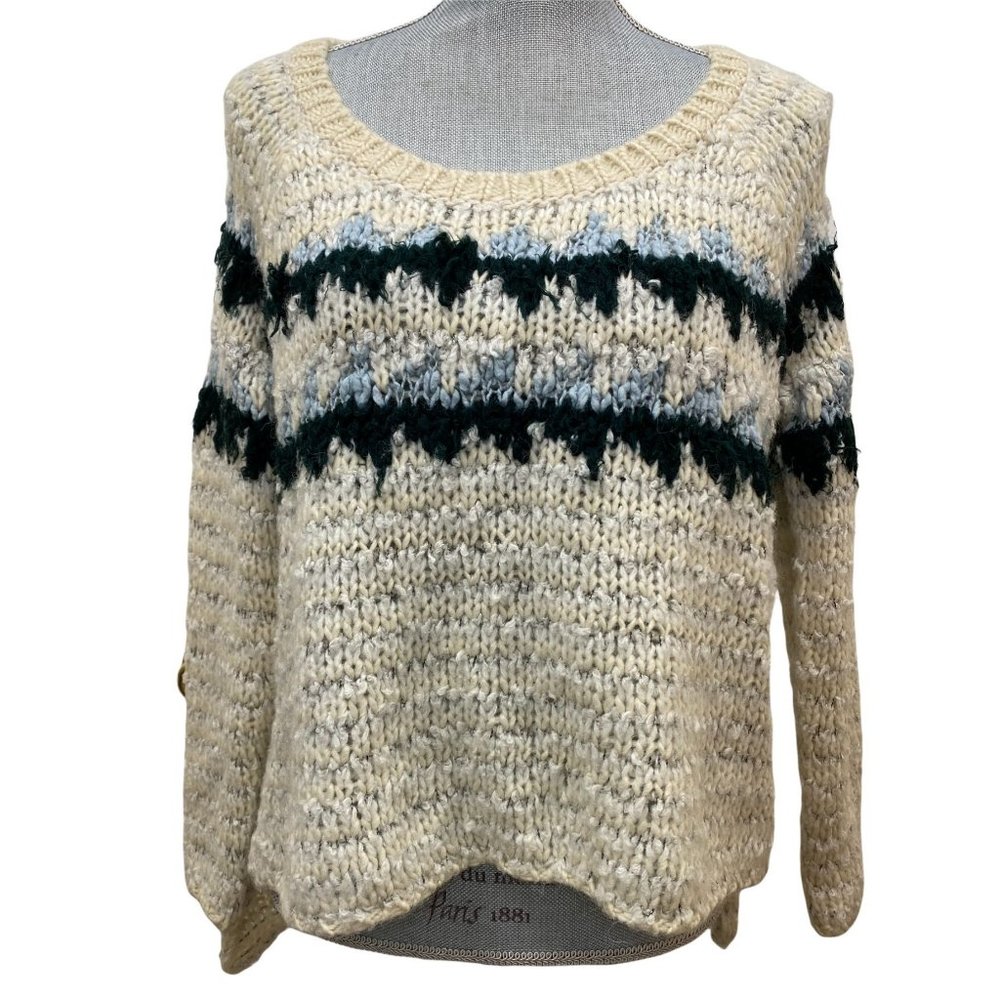 Free people oversized alpaca blend sweater size small